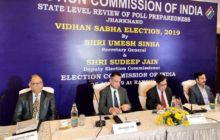 चुनाव आयोग के सेक्रेटरी जनरल और उप निर्वाचन आयुक्त ने तैयारियों को परखा