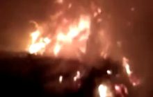 अज्ञात कारणों के चलते लगी आग, आग लगने से 5 घर जलकर हुए राख