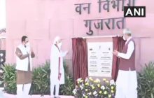 PM मोदी ने नर्मदा में किया आरोग्य वन का उद्घाटन, साथ ही किया पार्क का टूर